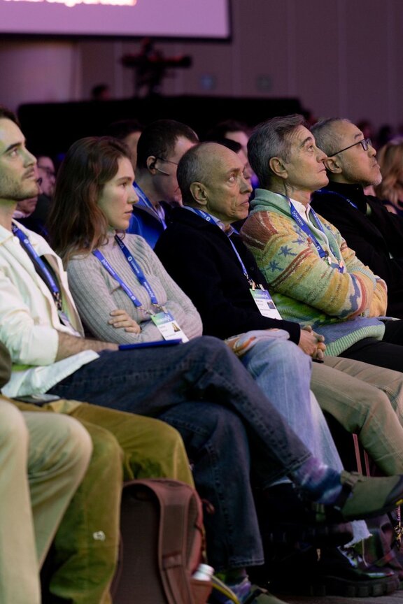 men networking at humanx 2026