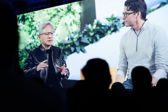 Jensen Huang interview with Stefan Weitz, HumanX 2026 San Francisco